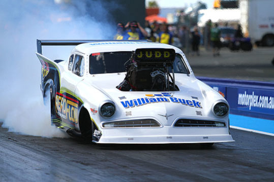 Robin Judd is looking to win his second Goldenstates Top Doorslammer title this weekend.