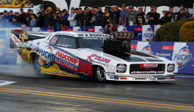 ANDRA Top Doorslammer championship leader John Zappia made the case for a fifth straight national title on day two of the Fuchs Winternationals at Willowbank Raceway in Queensland, Australia’s biggest drag racing event.