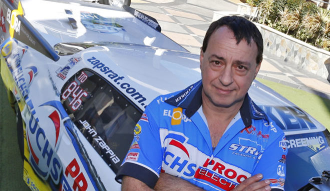 The quickest run in Top Doorslammer history and a fifth straight title was John Zappia’s reward at the conclusion of the Fuchs Winternationals at Willowbank Raceway as the rest of the field wonders what they need to do to keep up with the iconic HQ Monaro.