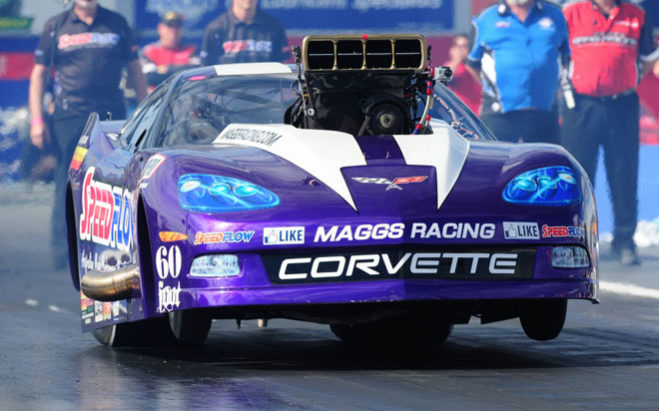 With just four days to go until the Aeroflow Sportsman Drag Racing Championship kicks off, Jason Maggs and his team are still working tirelessly to get his wild Corvette ready for battle