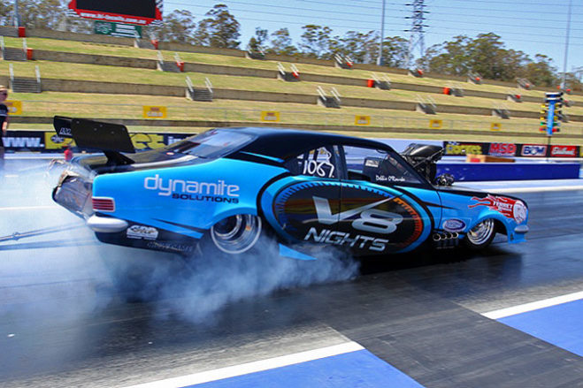 One of the most iconic Top Doorslammers in the country returns to active competition this weekend at the Australian Nationals at Sydney Dragway along with one of its fan favourite drivers.  In recent years Debbie and Grant O’Rourke have been campaigning their Top Alcohol Funny Car around the country, but for Debbie the big focus was returning to the Top Doorslammer ranks with their famed HK Monaro.