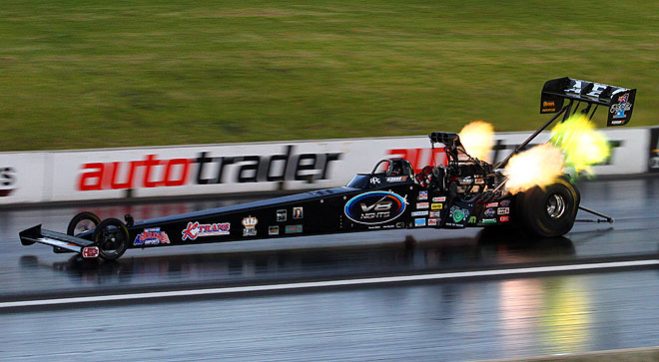 Darren Morgan’s domination over Top Fuel remained in place following day one of qualifying at Perth Motorplex in the ANDRA Drag Racing Series.
