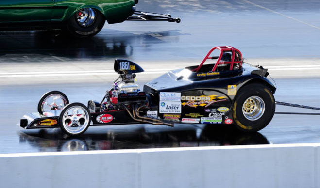 The return of championship drag racing to Victoria is imminent with the running of the Aeroflow Sportsman Drag Racing Championship at Fuchs South Coast Raceway, Portland on January 5-6. It will be a highlight of the season for Victorian Competition driver Craig Geddes as he gets to showcase his drag racing skills again to many of his local family and friends.