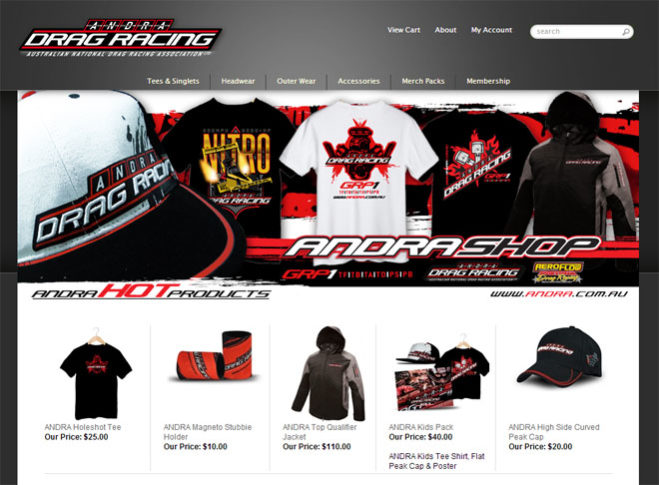 The ANDRA merchandise range and ANDRA membership will now be available 24-7 with the launch of ANDRA’s first online shop.