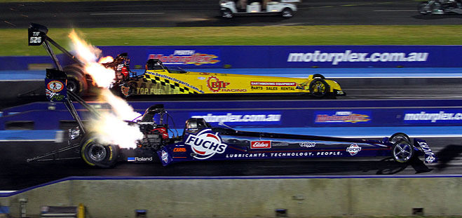 A thrilling final in round four of the ANDRA Top Fuel championship at Perth Motorplex saw Phil Lamattina take the points lead in the championship as a new format kept the crowd on the edge of their seat.