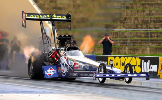 John Lamattina, younger brother of established Top Fuel star Phil Lamattina, is all set to join the elite group of licensed Top Fuel pilots after beginning the process at Sydney Dragway with a series of launches.
