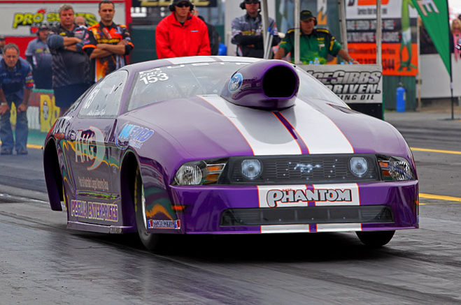 Allen Puglia is eagerly awaiting a return to Pro Stock competition come the 42nd annual Westernationals at Perth Motorplex. Puglia’s distinctive purple Ford Mustang has been off the track for a while, with the Western Australian racer concentrating on the domestic Super Comp championship – one in which he has racked up four series titles.