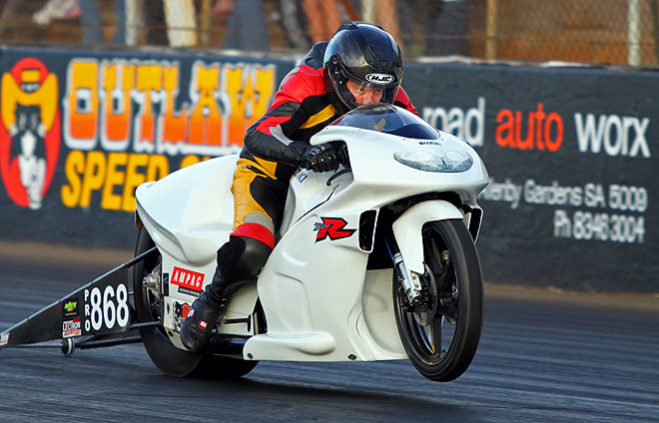 For Darwin drag racer Scott White, contesting the ANDRA Pro Stock Motorcycle Championship has been no easy street.