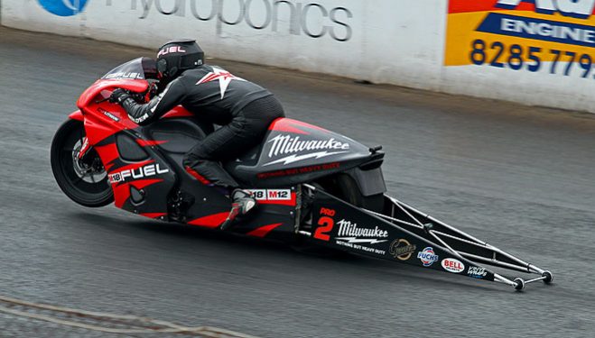 Milwaukee Tools Pro Stock Motorcycle rider Maurice Allen says the pace of all competitors is going to have to increase with many tough teams converging on Sydney Dragway for the Nitro Champs on May 3-5.