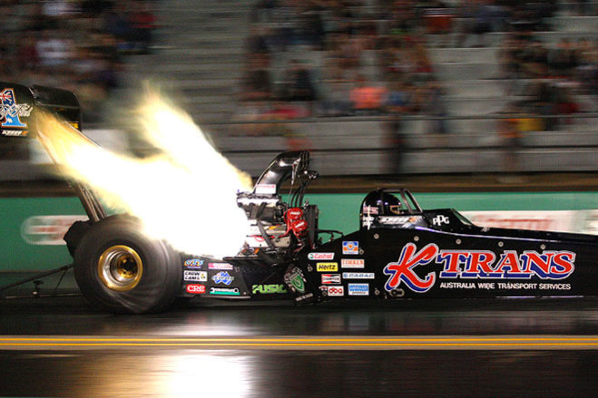 Spectators at the 2013 Nitro Champs at Sydney Dragway, May 3-5, will get more nitro methane than they ever bargained for with the ANDRA Drag Racing Series championships for Top Fuel and Top Bike being combined with the return of Nitro Funny Cars to Sydney Dragway.