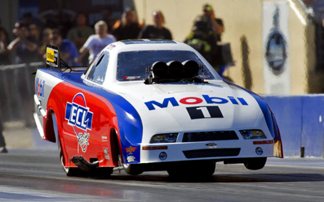 In a weekend of mixed fortunes, Brisbane based racer Steve Ham has cemented his name in Australian drag racing history by claiming both the national time and speed records for the hotly contested Top Alcohol Funny Car category.