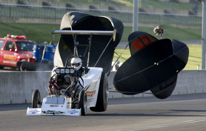 Reigning Australian Nationals champion Greg Clayton returned to his happy hunting ground of Sydney Dragway last weekend, claiming another finals appearance in Competition at the famed Nitro Champs.