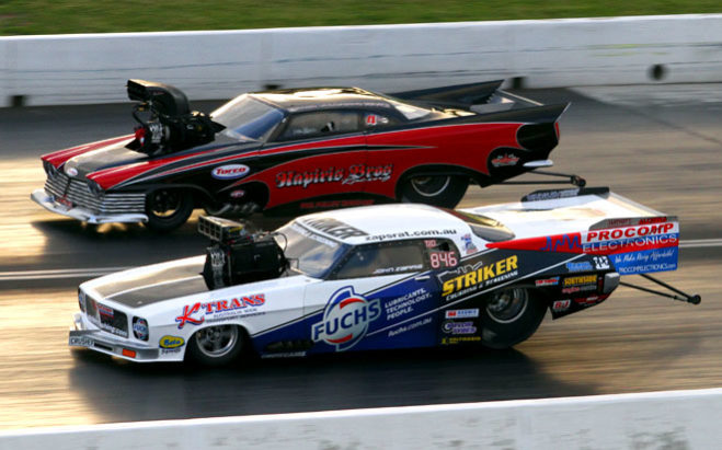 With 15 entrants and a tense championship battle looming, the Top Doorslammer category at Willowbank Raceway’s Fuchs Winternationals is shaping up to be a ‘must-watch’ for the estimated 40,000 spectators expected over the event’s four days.