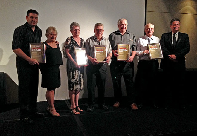 The first five people to be inducted into the ANDRA Hall of Fame were honoured on Monday night at the ANDRA Championship Dinner presented by Aeroflow Performance Products.