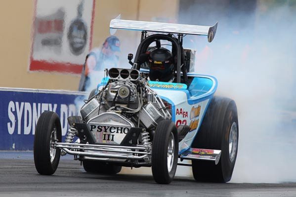 A hit with drag racing fans and guaranteed to create excitement at any drag strip, Graeme and Wendy Cowin’s Psycho III will once again be appearing at Day Of The Drags on Sunday, March 29 at Sydney Dragway.