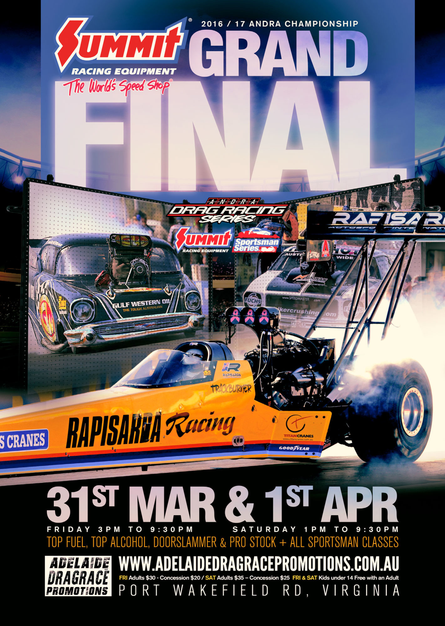 Summit Racing Equipment Announce Naming Rights Sponsorship ANDRA