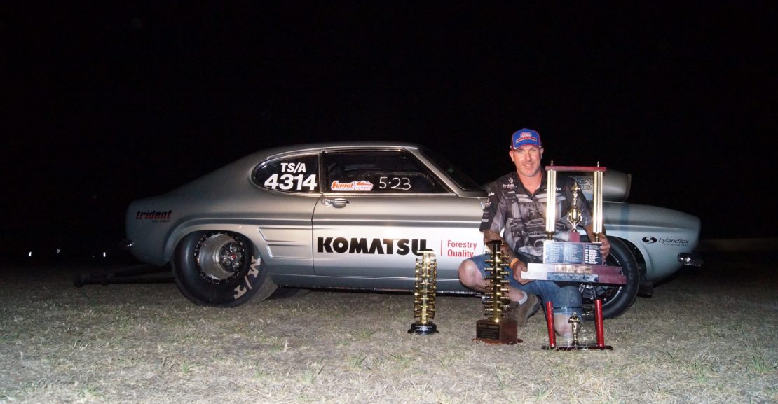 Jason Arbery with trophies