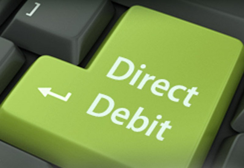 DIRECT DEBIT NOW AVAILABLE
