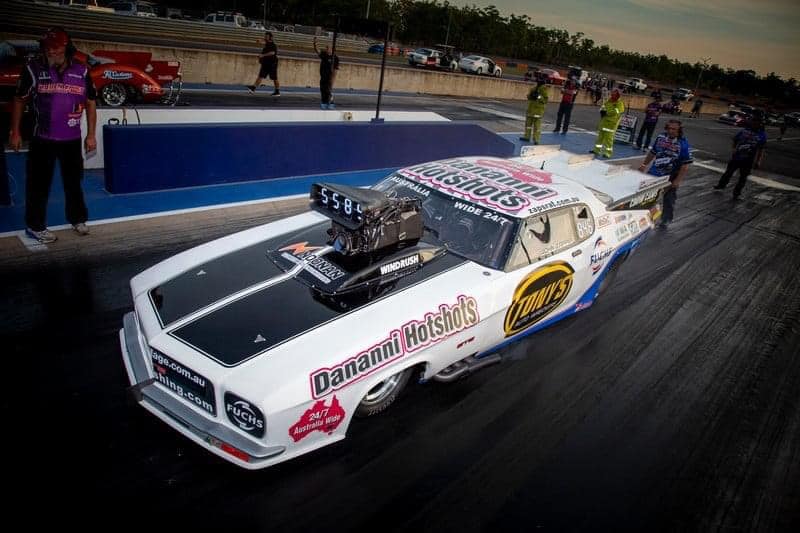 Zappia's Top Doorslammer quickest in Darwin before engine drama